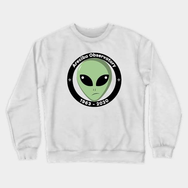 Arecibo Observatory tribute Crewneck Sweatshirt by ToySenTao